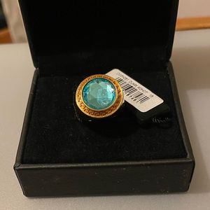 Greca Versace Diamond Ring